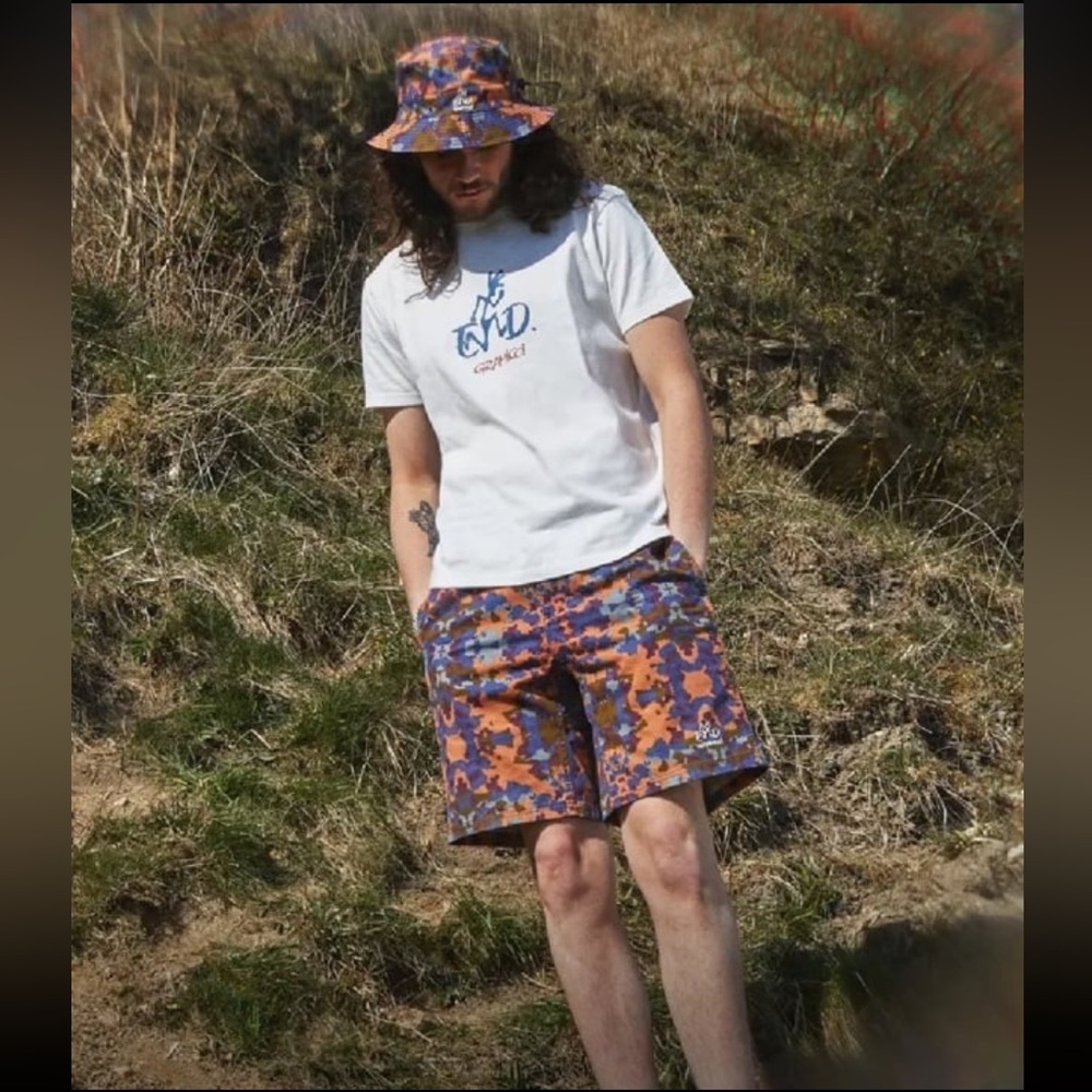 END. x Gramicci 'Kaleidoscope' G-Short - Navy Camo size XXS